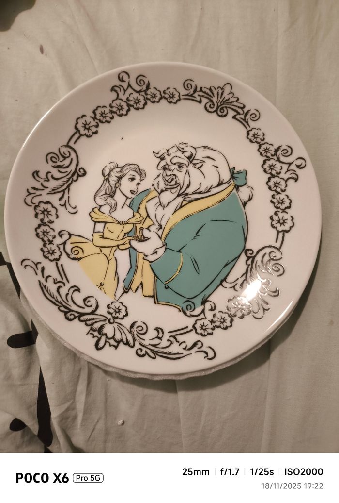 Assiettes la Belle et la Bête - photo numéro 5