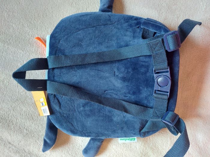 Petit sac à dos enfant Lilliputiens Ignace l'âne bleu - photo numéro 4