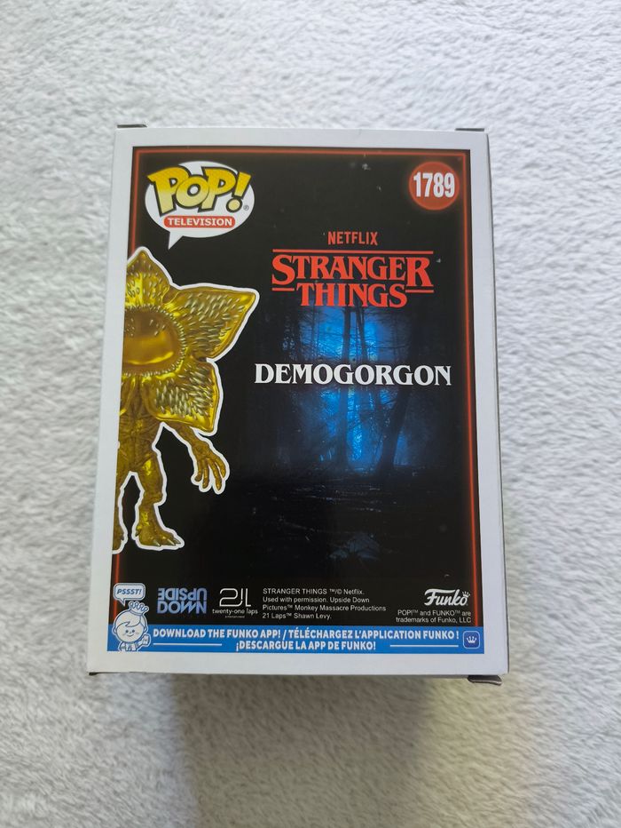 Figurine Funko Pop! 1789 Supreme Limited Edition de tranger Things – Demogorgon (Gold)