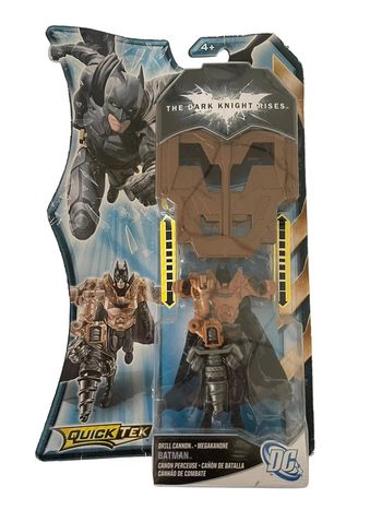 Figurine Dc Comics The Dark Knight Quick Tek Canon perceuse Mattel neuf
