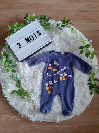 Pyjama Mickey velours