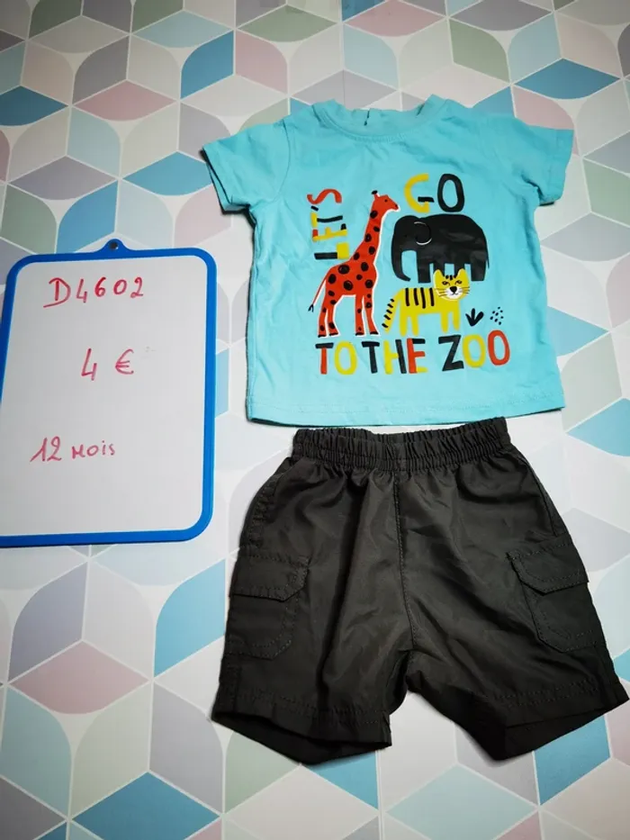D4602 - ensemble garçon 12 mois