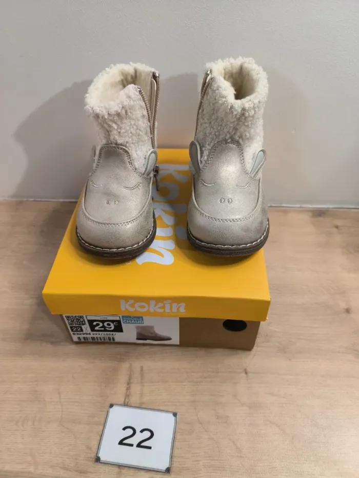Botte doublé chaud T22 neuve - photo numéro 2