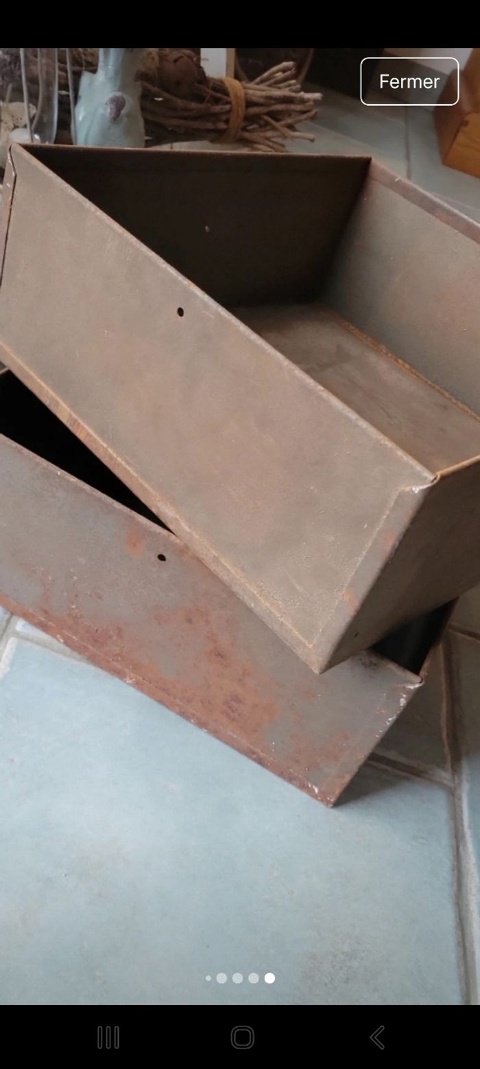 2  casiers anciens métal rouillé - photo numéro 10