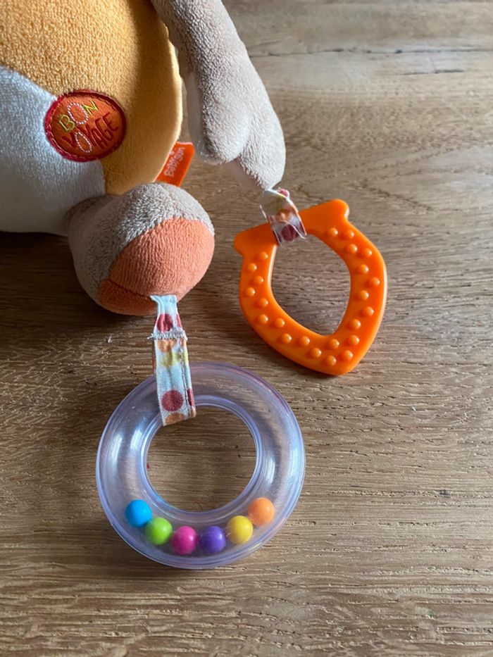 Peluche d’activité et jouet d’activité avec pince baby sun - photo numéro 3
