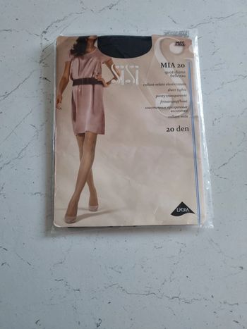paire de collant voile noir