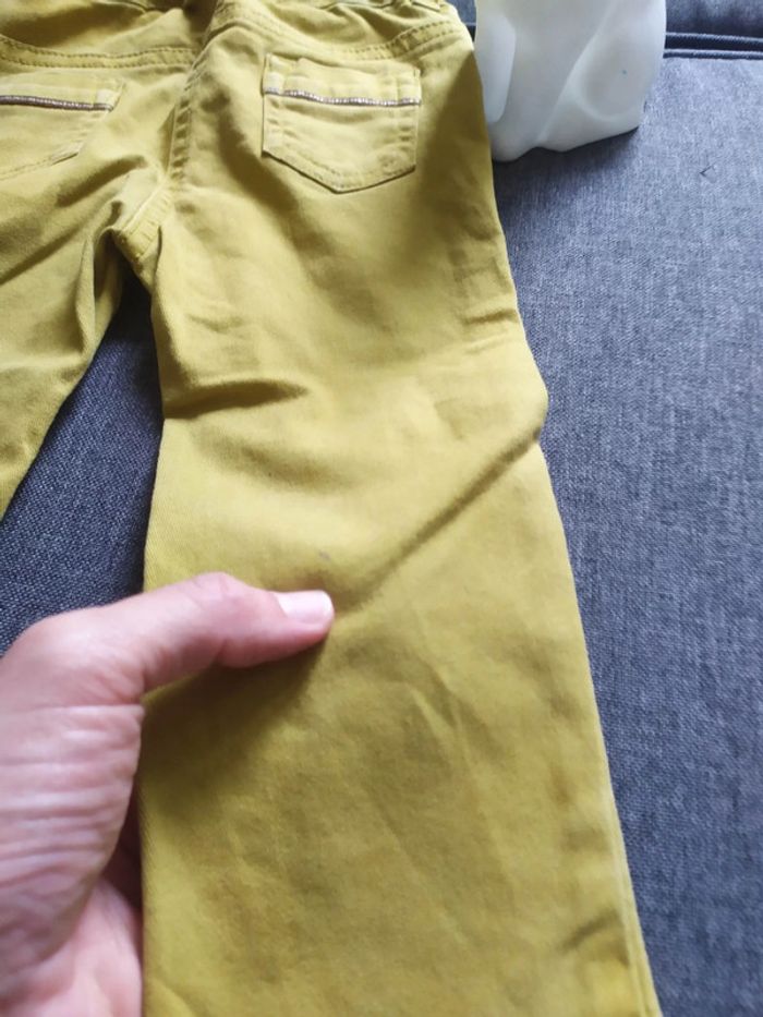 Pantalon jaune moutarde 18mois - photo numéro 5