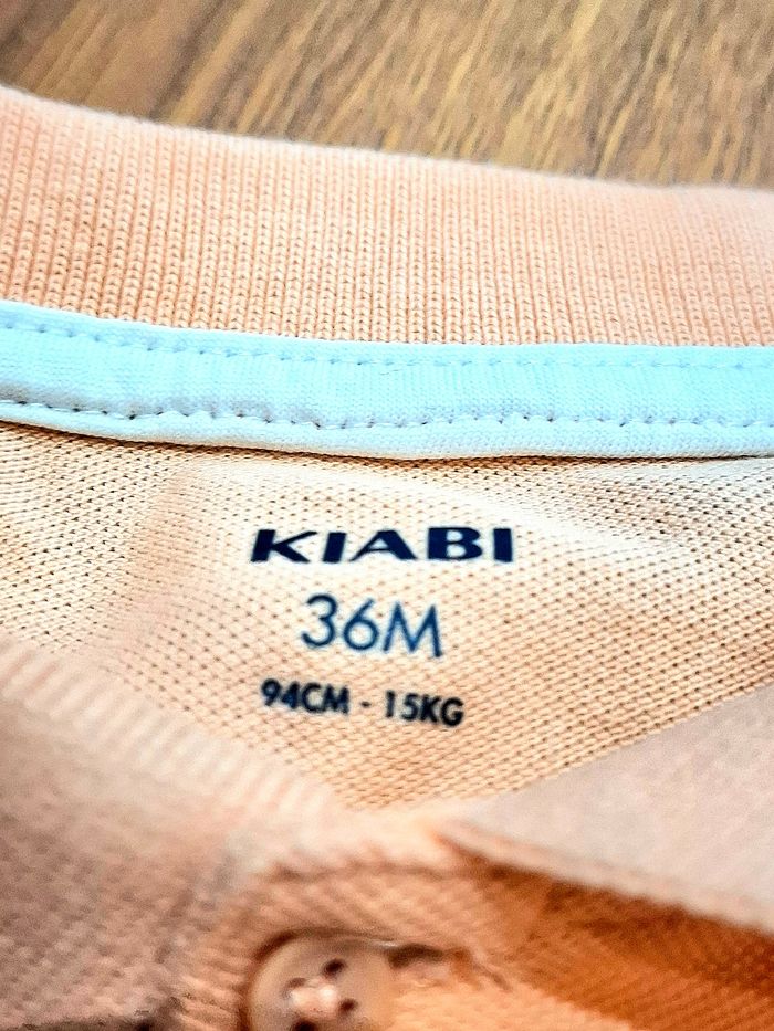 Polo enfant Kiabi 36 mois – pêche / corail clair - photo numéro 2