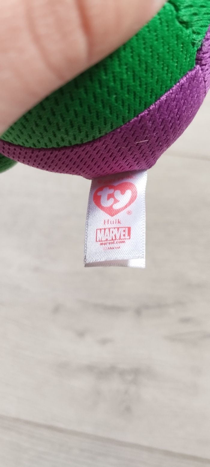 Petite peluche hulk ty marvel - photo numéro 3