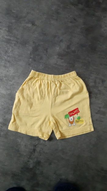 Short garçon 100% coton