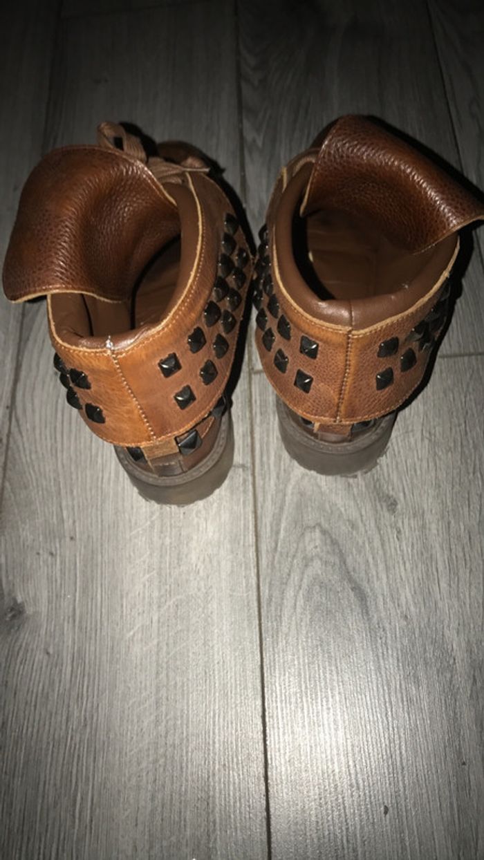 Bottes Zara cuir - photo numéro 2