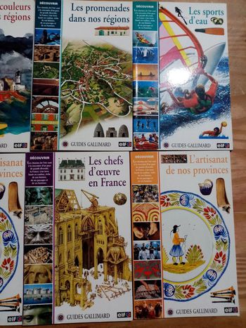 Lot livrets France régions