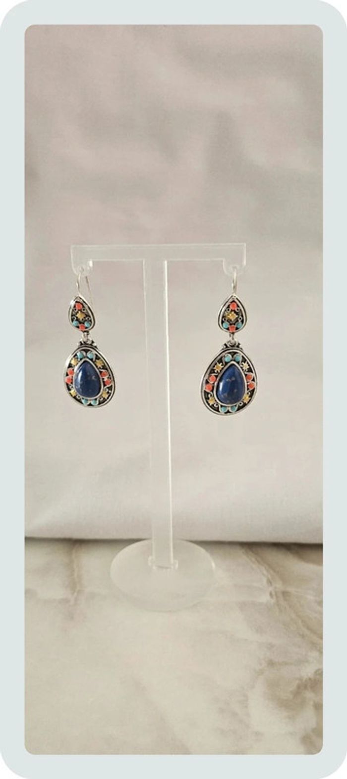 Boucles d’oreilles femmes en acier inoxydable - photo numéro 2