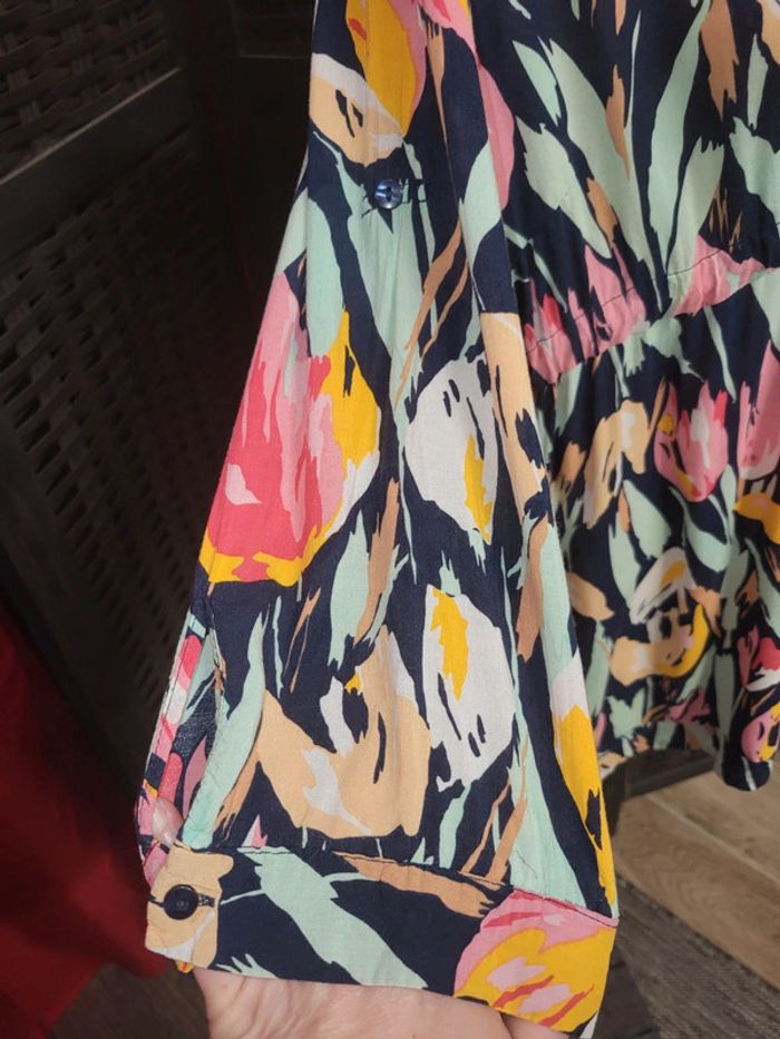 Blouse fleurie XL - photo numéro 3