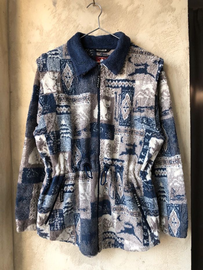 Veste 2en1 polaire à motifs ours Nanuk M - photo numéro 4