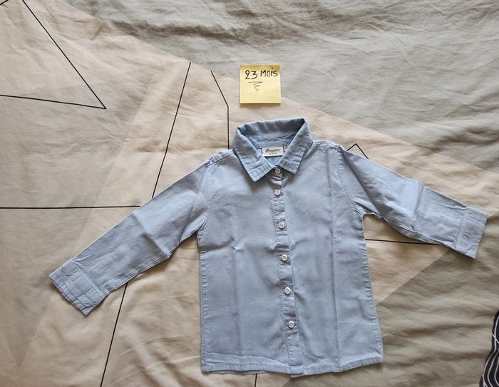 Chemise bleue ciel T 23 mois Aeropilote