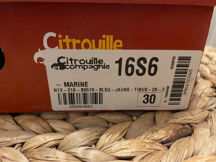 Sandales cuir bleu - Citrouille et compagnie - P30 - photo numéro 10
