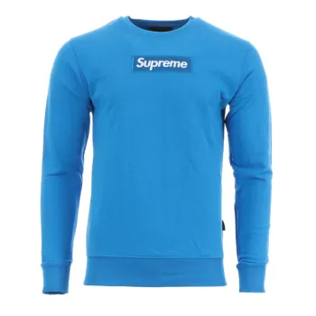 Sweat Supreme Bleu Homme Taille L Neuf et Authentique 