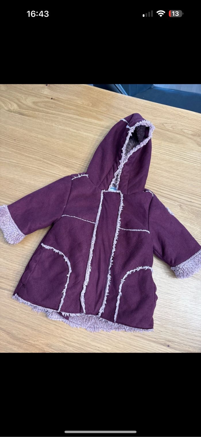 Manteau fille avec doublure Vertbaudet