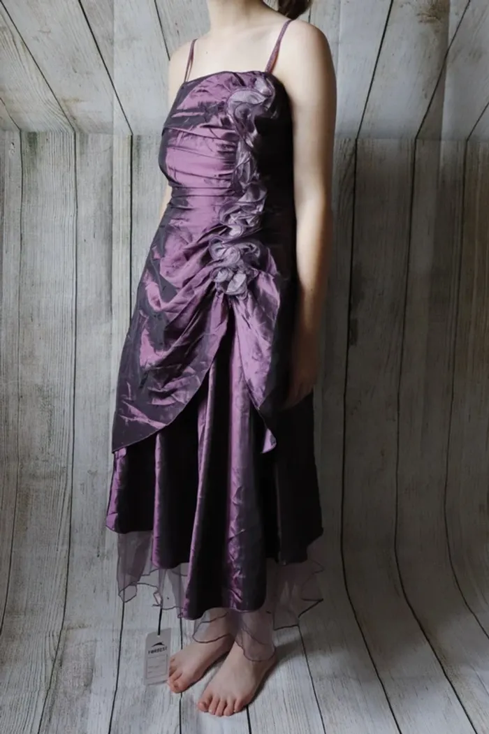 Robe de soirée femme S et son étole - photo numéro 5