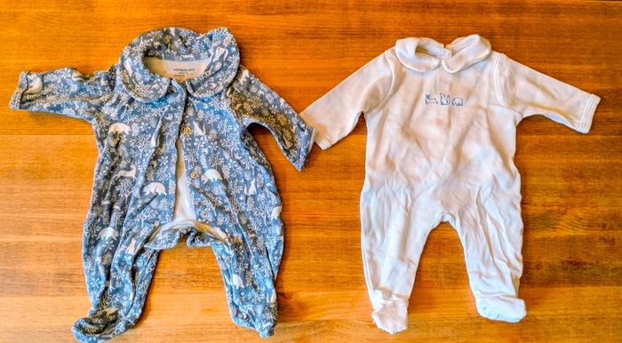 Lot de deux pyjamas en coton bio - photo numéro 3