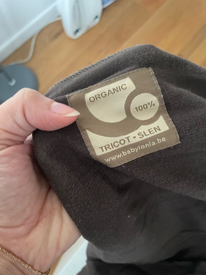 Echarpe de portage Babylonia Tricot-Slen Brun - photo numéro 2