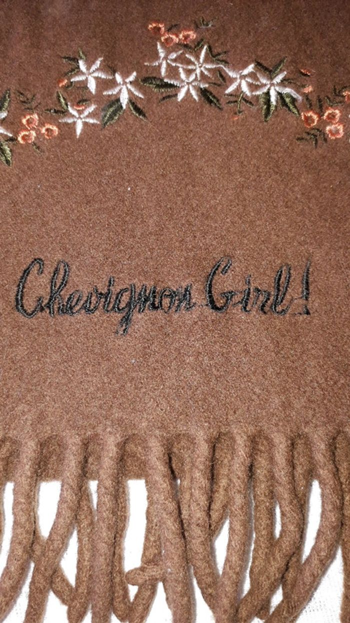 Echarpe fille marron chevignon girl - photo numéro 2
