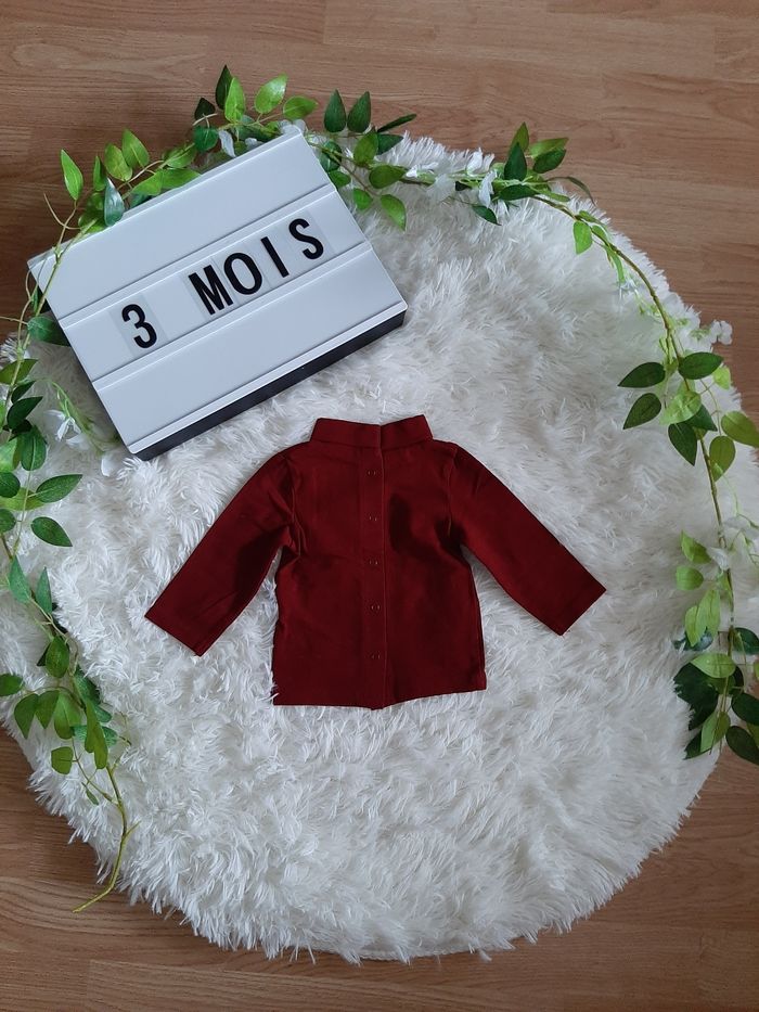 Sous-pull bordeaux - photo numéro 2