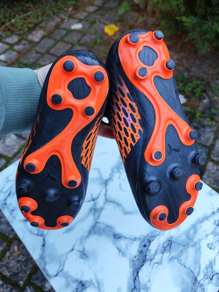 Chaussures de foot baskets Puma pour enfant - photo numéro 8