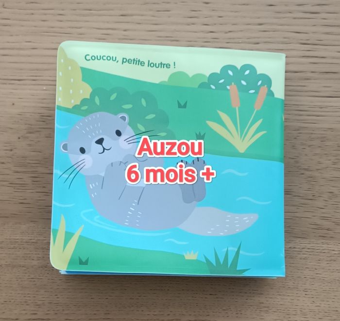 Livre de bain accordéon double face Auzou 6mois +