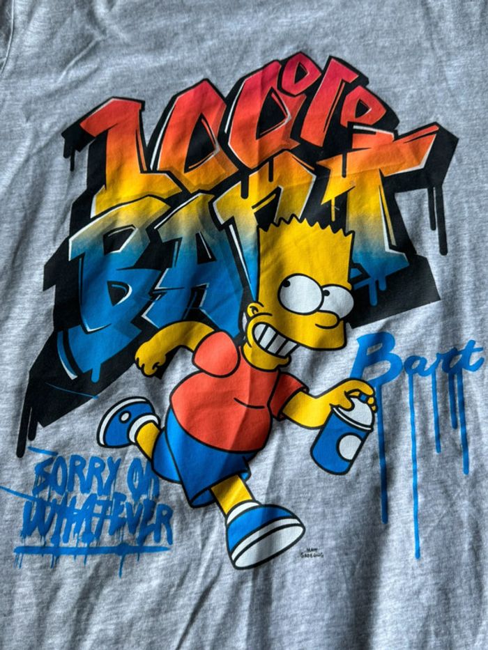 T shirt Bart simpson 12/13 ans - photo numéro 2