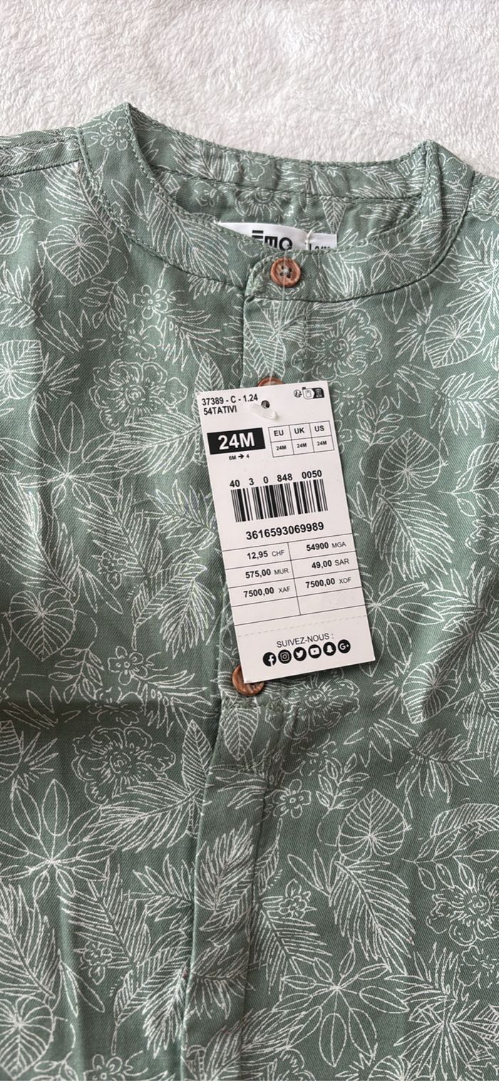 Chemise sans col - photo numéro 2