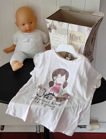 T-shirt MC fille 6 ans