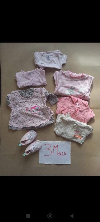 Lot 7 vêtements 3 mois