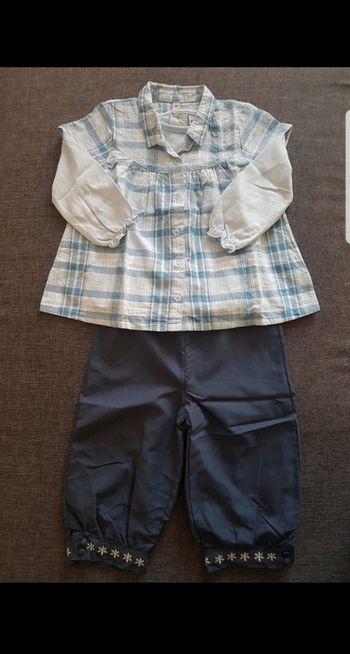 Ensemble 3 pièces fille 18 mois