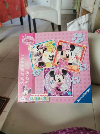 Lot de 3 puzzles Mickey Disney complets