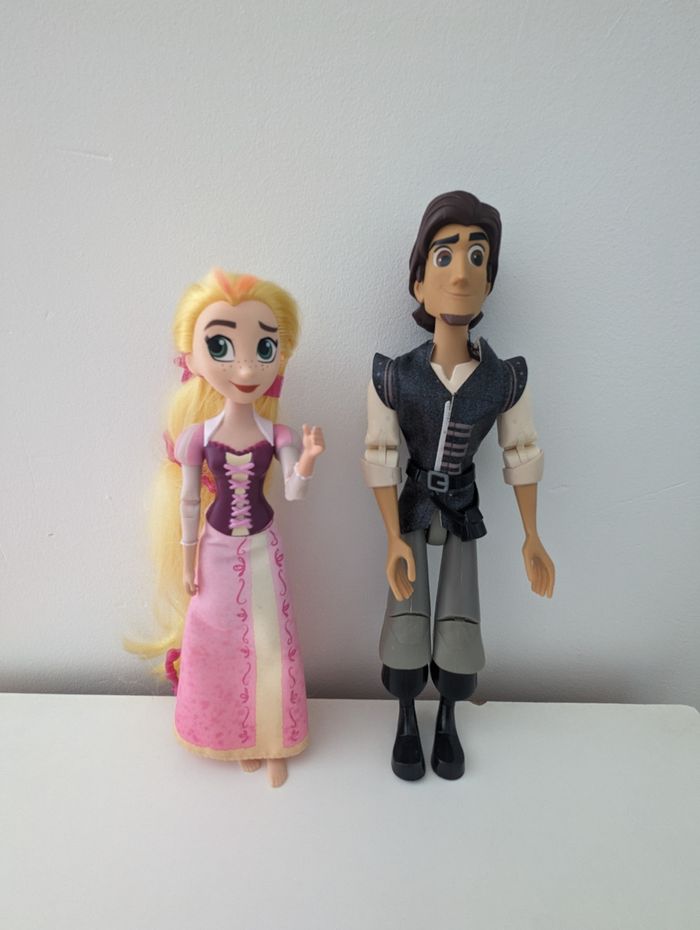 Lot de poupées Disney Raiponce et Flynn Tangled royal proposal foll set