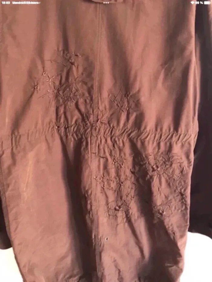 Veste légère marron à capuche Baba Nuki taille 40 - photo numéro 8