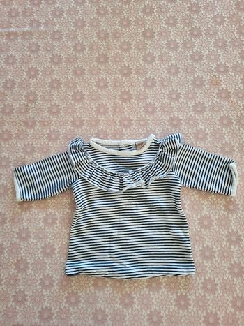 Haut manches longues bébé fille