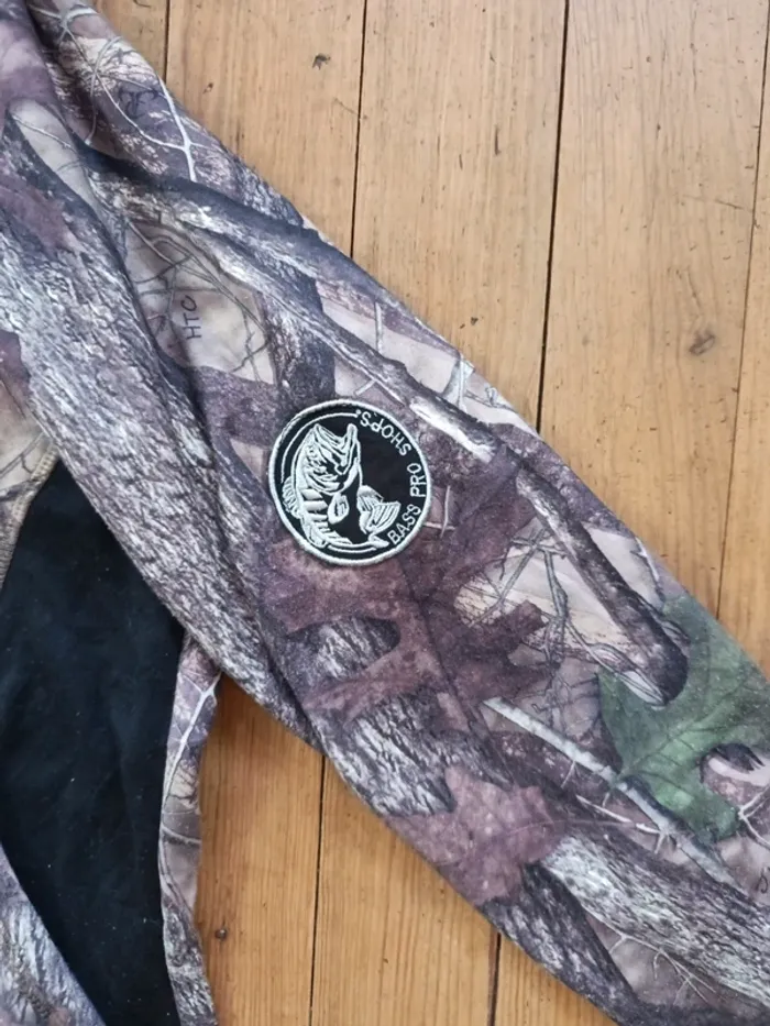 Sweat à capuche camo Realtree bass pro Shops johnny morris M - photo numéro 4
