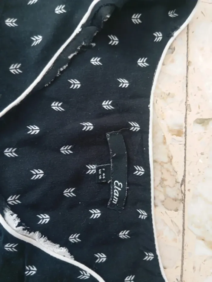 Haut noir etam t 44 - photo numéro 3