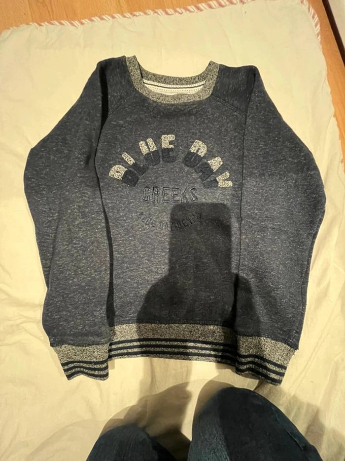 Pull creeks bleu marine 10 ans - photo numéro 2