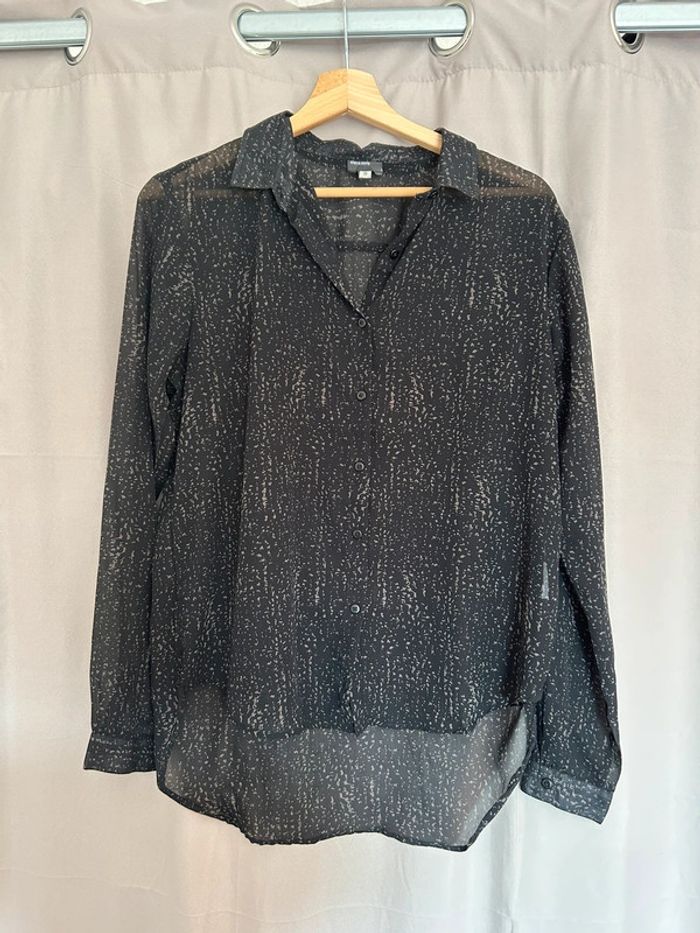 Chemise fluide noire