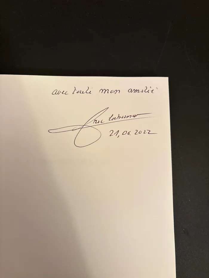 Livre À l enseigne de la vie Éric Caboussat dédicacé - photo numéro 4