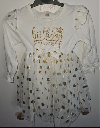 Robe anniversaire 2 ans