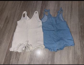 Combishort bébé fille été