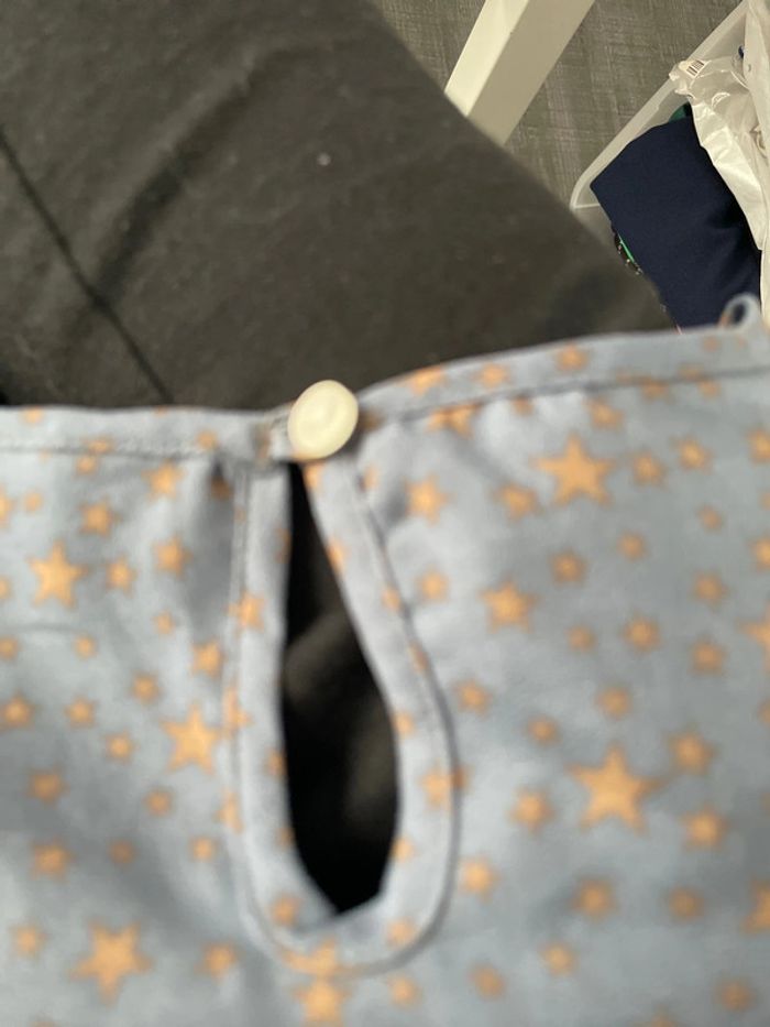 Blouse manche courte bleu avec des étoiles taille 38 marque rainbow - photo numéro 6