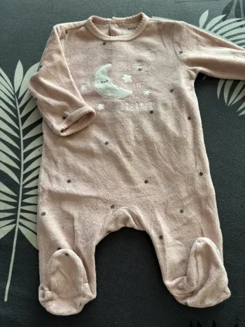 Pyjama velours 3 mois