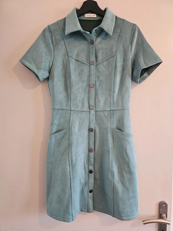 Robe suédine Cache Cache Taille 36 - photo numéro 2