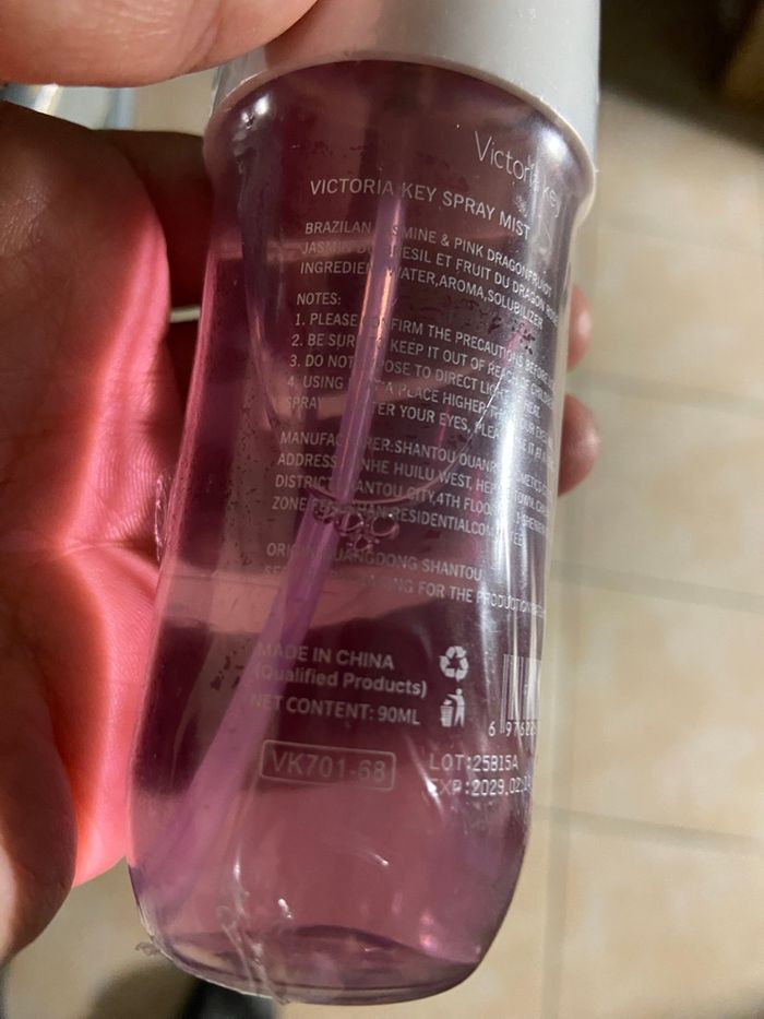 Brume Victoria Key 90 ml neuve